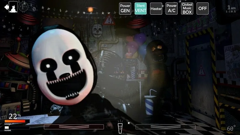 Cenas desbloqueáveis no Ultimate Custom Night Mod.