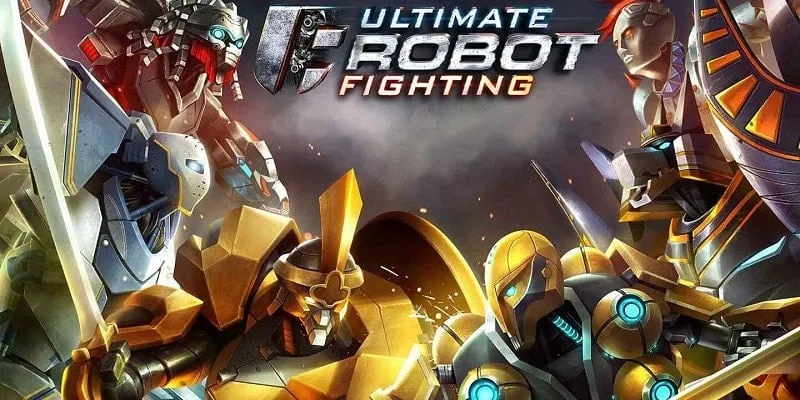 Launching Ultimate Robot Fighting on an Android phone.