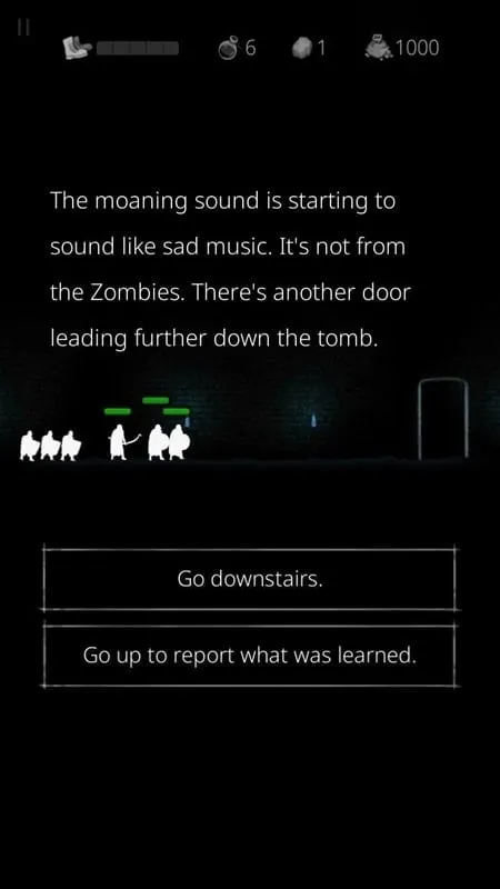Downloading Unknown Knights mod apk on an Android phone.
