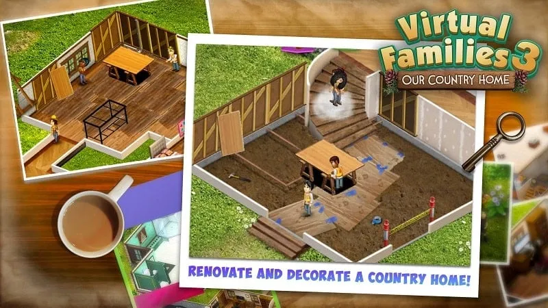 Meningkatkan gaya hidup keluargamu di Virtual Families 3.