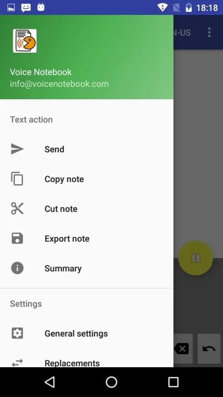 Guía de descarga del mod apk de Voice Notebook speech to text