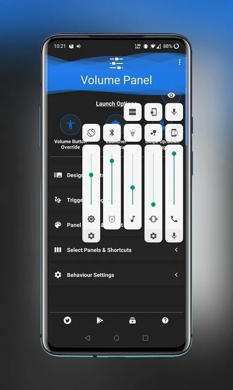 Khắc phục sự cố thường gặp trong Volume Control Panel Pro MOD APK