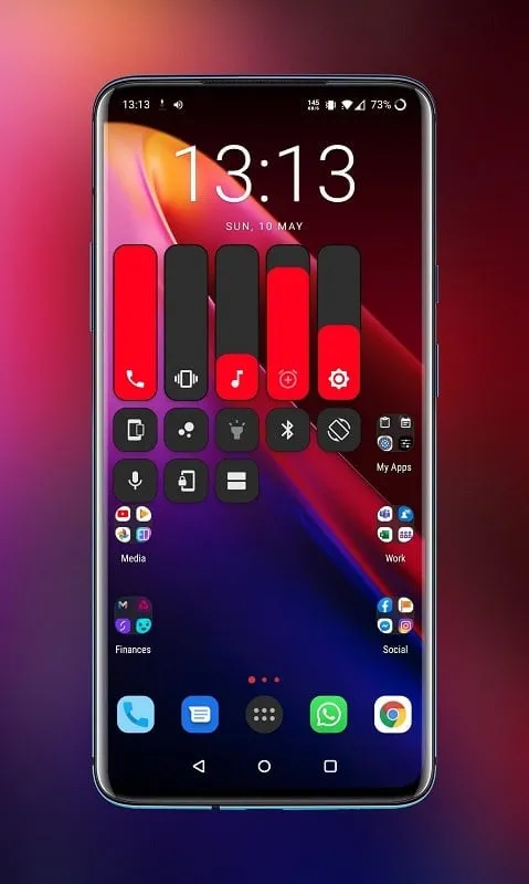 Tùy chỉnh hồ sơ âm thanh trong Volume Control Panel Pro MOD APK