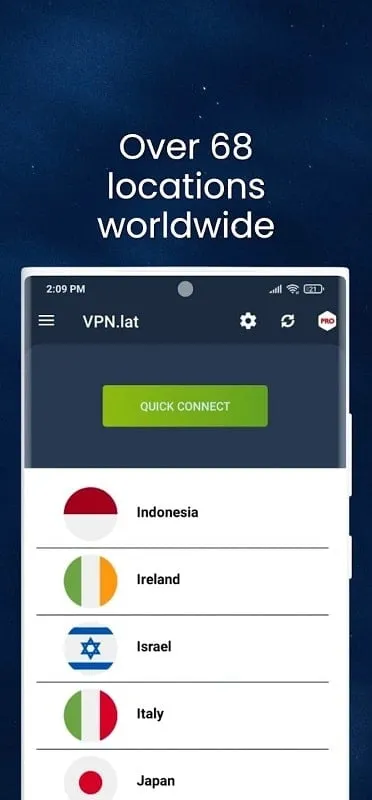 Lựa chọn máy chủ và chia tách đường hầm VPN.lat