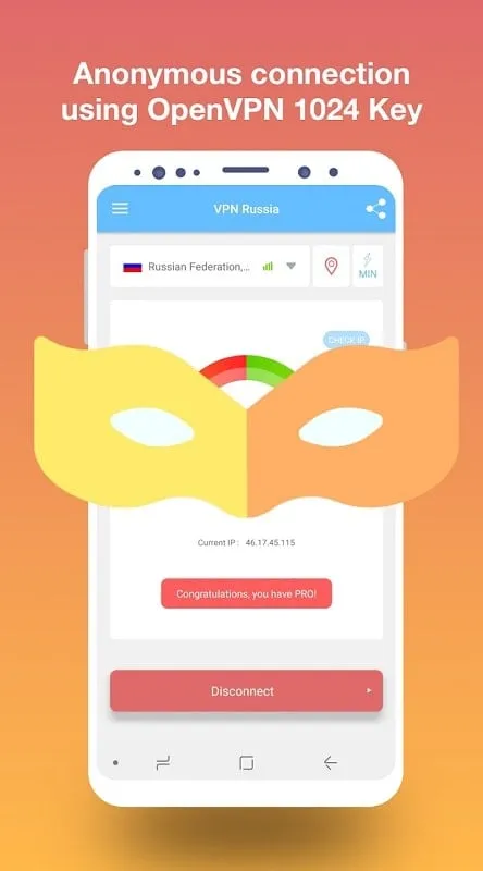 VPN servers in Russia mod apk sedang digunakan