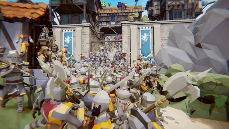 Commanding an army in Warbox Sandbox.