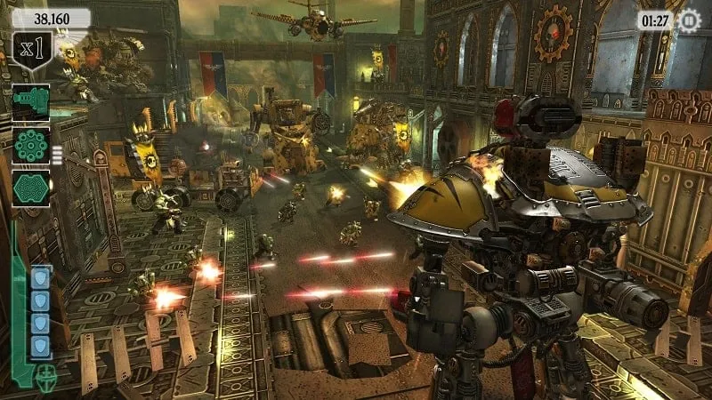 Utilizando o mod de dinheiro infinito no Warhammer 40,000: Freeblade.