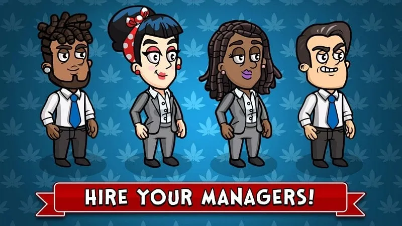 Hình ảnh nâng cấp cơ sở vật chất trong game Weed Inc.