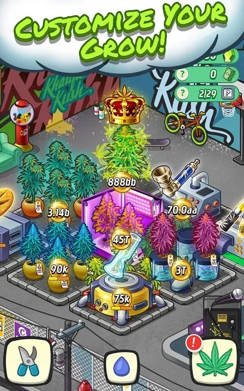 Tải game Wiz Khalifa's Weed Farm mod apk