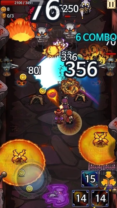 Hình ảnh lựa chọn nhân vật trong Wonder Knights PV mod apk