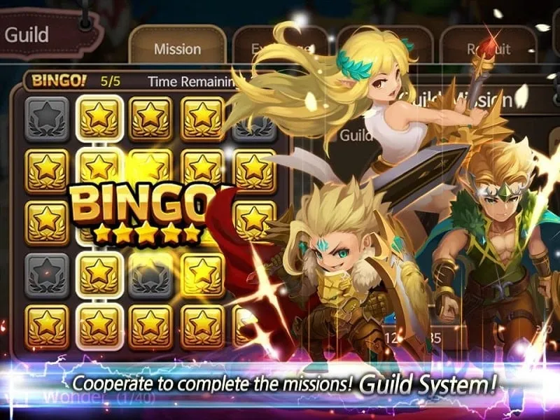 Sistem Dungeon Wonder Tactics yang Beragam.