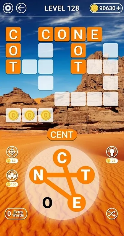 Instalando o Word Connect Crossword Puzzle no Android.