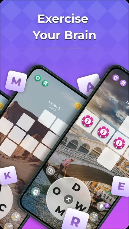 Word Maker Mod features in action.