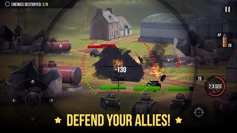 Download World of Artillery Mod Apk Uang Tak Terbatas