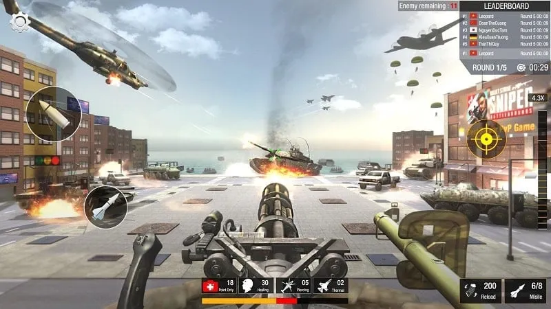 Screenshot gameplay World War: Fight For Freedom Mod Apk