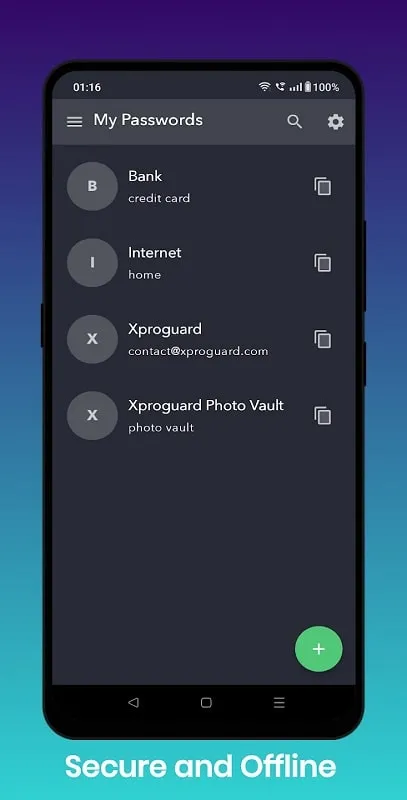 Sử dụng Xproguard Password Manager Mod APK