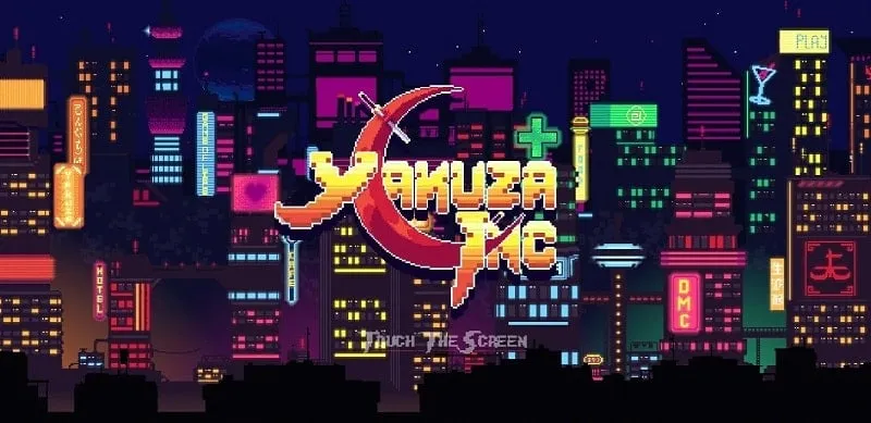 Hình ảnh gameplay Yakuza Dash trên điện thoại.