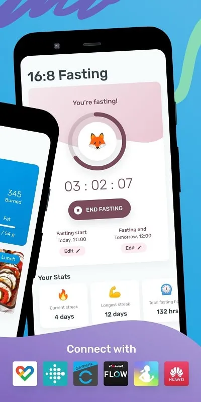 Using the calorie counter and recipe features in YAZIO Mod