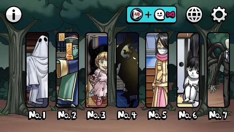Accessing the mod menu to activate unlimited ghost points.
