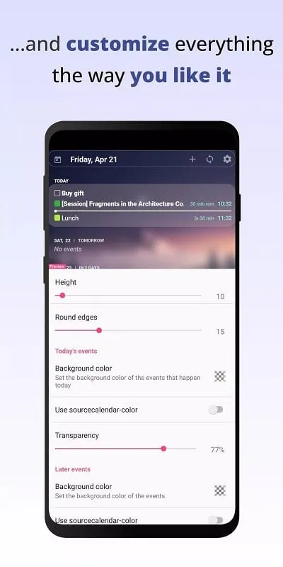 APK de Your Calendar Widget