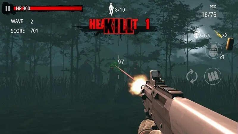 Zombie Hunter D Day mod apk free