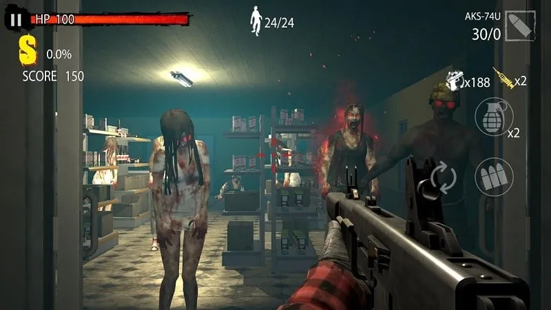 Ảnh chụp màn hình Zombie Hunter D-Day Mod APK