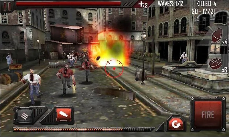 Screenshot of gameplay showcasing the enhanced weapons and upgraded vehicles.